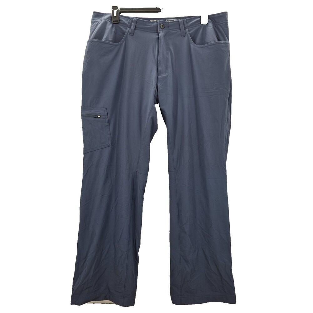 Mountain Hardwear Yumalino Fleece Lined  Blue Side pocket Pants Mens 36 x 32